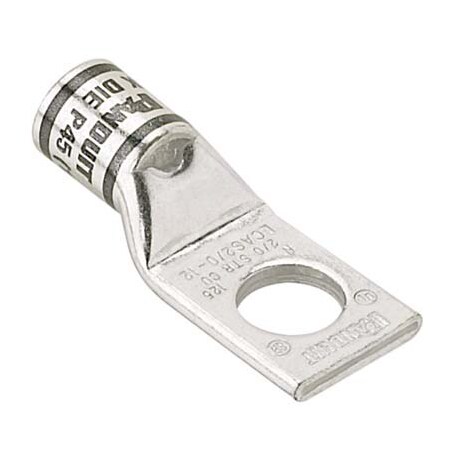 Panduit Copper Compression Lug, 1 Hole, 250 kcmil, Short Barrel, LCAS250-56-X LCAS250-56-X